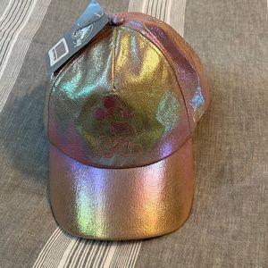 Disney metallic hat. Never worn brand new with tags.